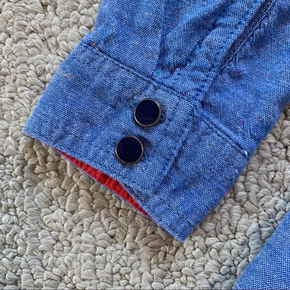 Tommy Hilfiger Chambray Button-Up Shirt Dress - Picture 8 of 9